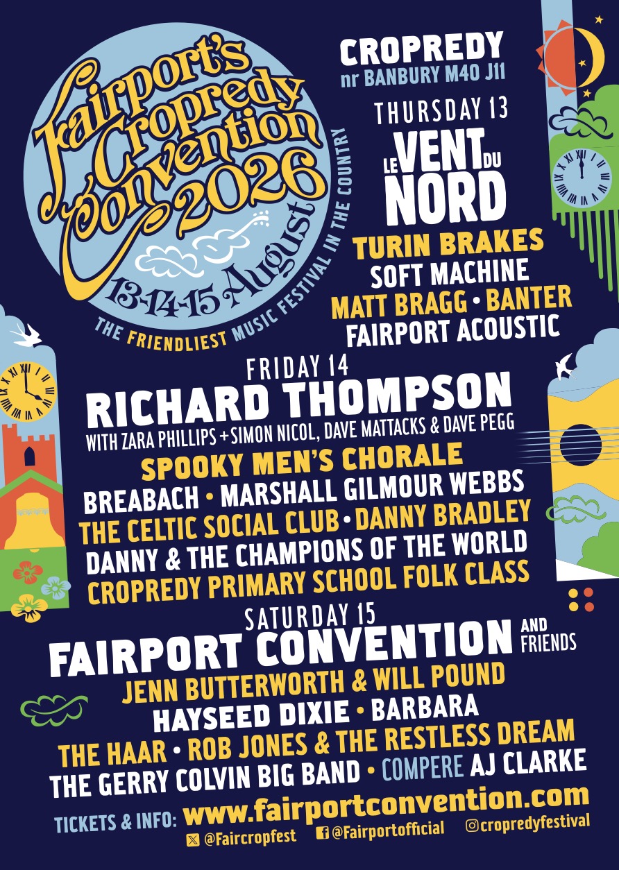 Cropredy 2026 poster